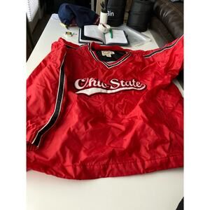 Steve and Barry’s men’s Ohio state red pullover jacket drawstring hem size xl